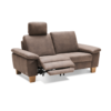 Sofa Stonington von Natura Home, Microfaser braun, mit Relaxfunktion und Wall-Free-Funktion, 2 Sitzer