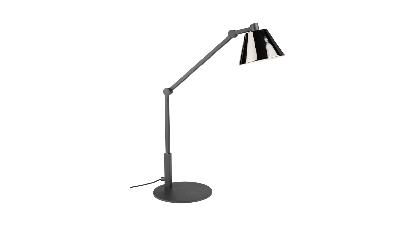 LED-Tischleuchte - H ca. 45 cm, Schwarz, Raum.Freunde