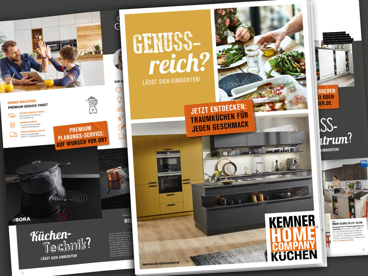 Kemner Home Company Küchen Prospekt Genussreich Vorschau