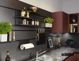 Modulares Wandsystem für Schüller Küchen